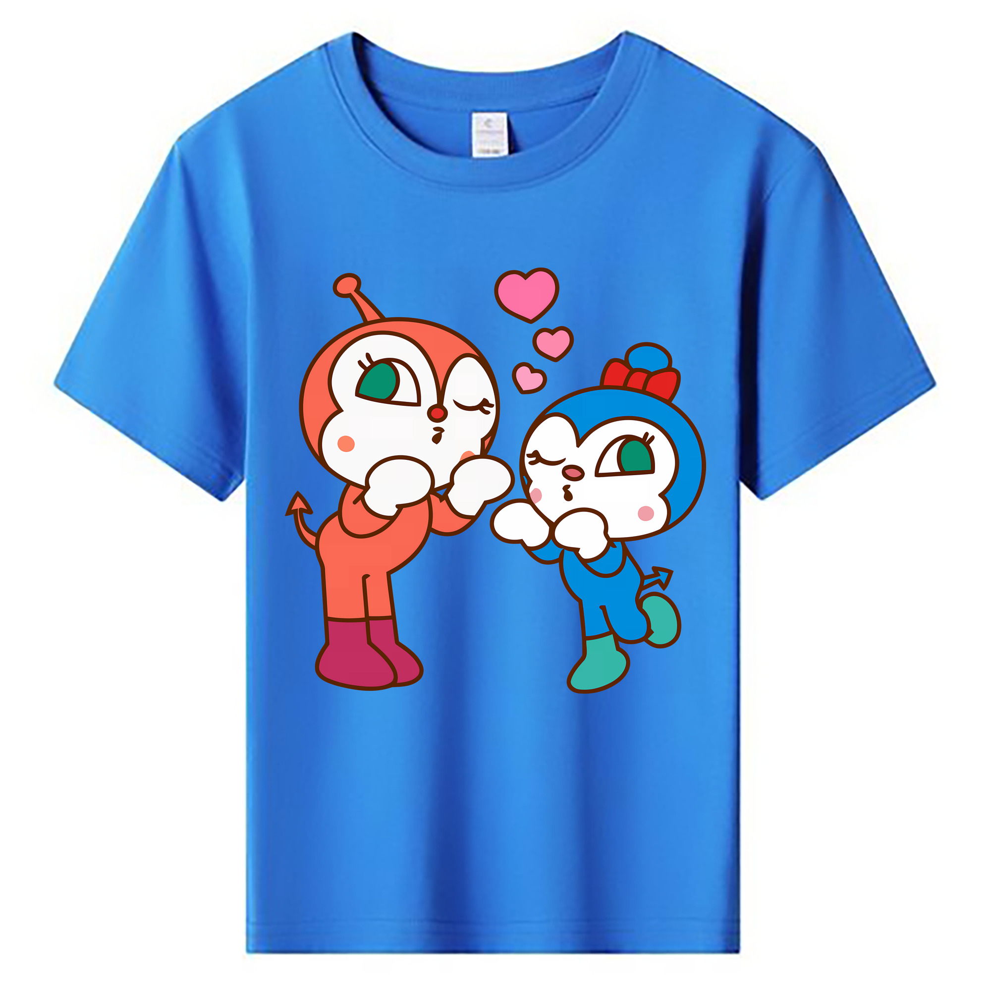 （画像用） アンパンマン Anpanman 綿100％キッズTシャツ（フロントプリント）